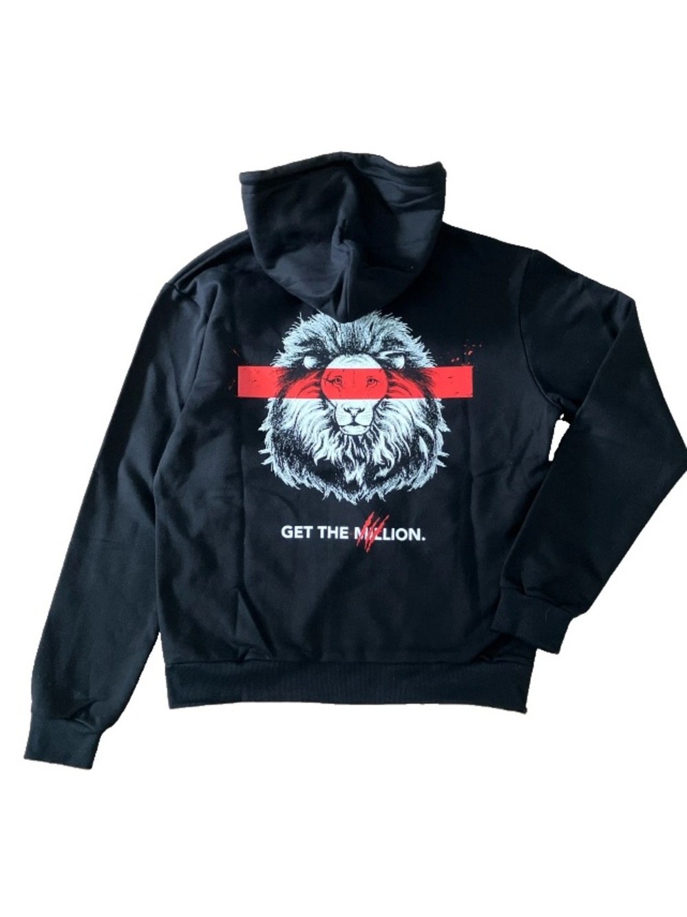 New Steven Dockman XL Cotton Hoodie Black Fleece Pullover Sweatshirt Streetwear.